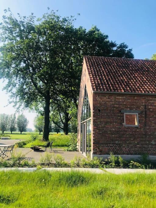 Schuurloft Hof Ten Bogaerde Met Biozwembad, Veldzicht & Uilennest Jabbeke  Eksteriør billede
